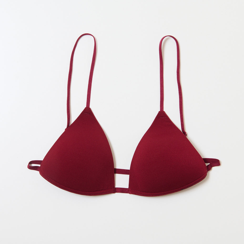 WISKII ウィスキー ストラップブラ Strap Bra / WINE RED – SHISHIKUI