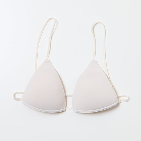 Strap Bra / MUSHROOM WHITE
