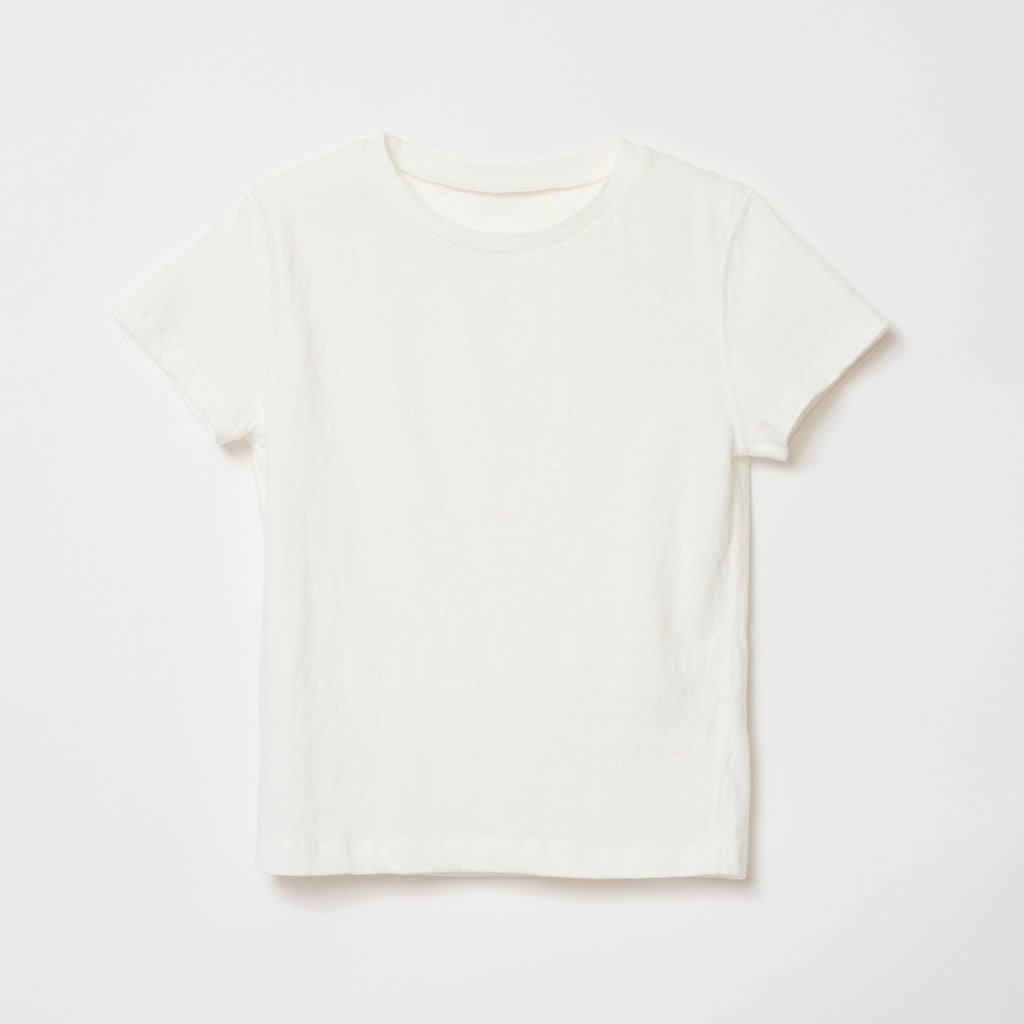 shishikui XST エックスエスティー　凹凸のネップ糸　白Tシャツ XST- / WHITE – SHISHIKUI