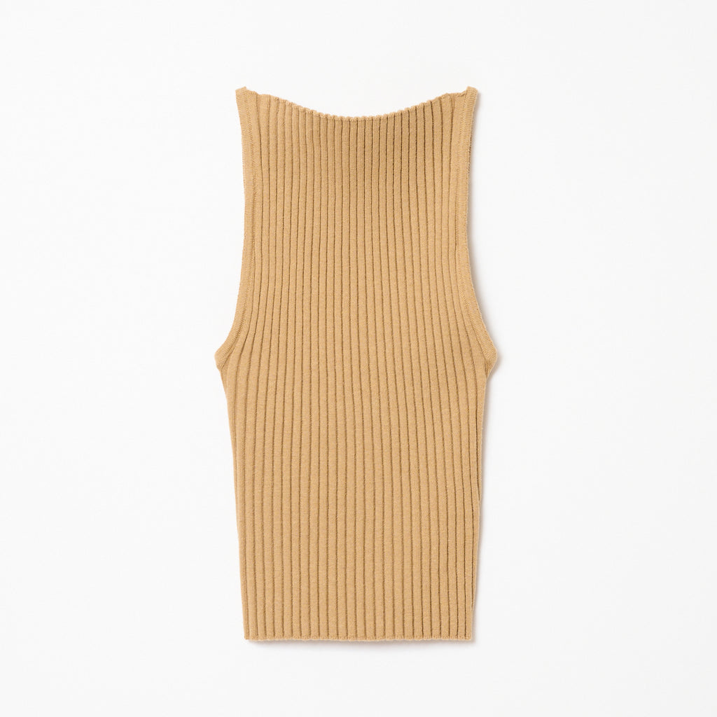 knit cami S / L.BROWN – SHISHIKUI