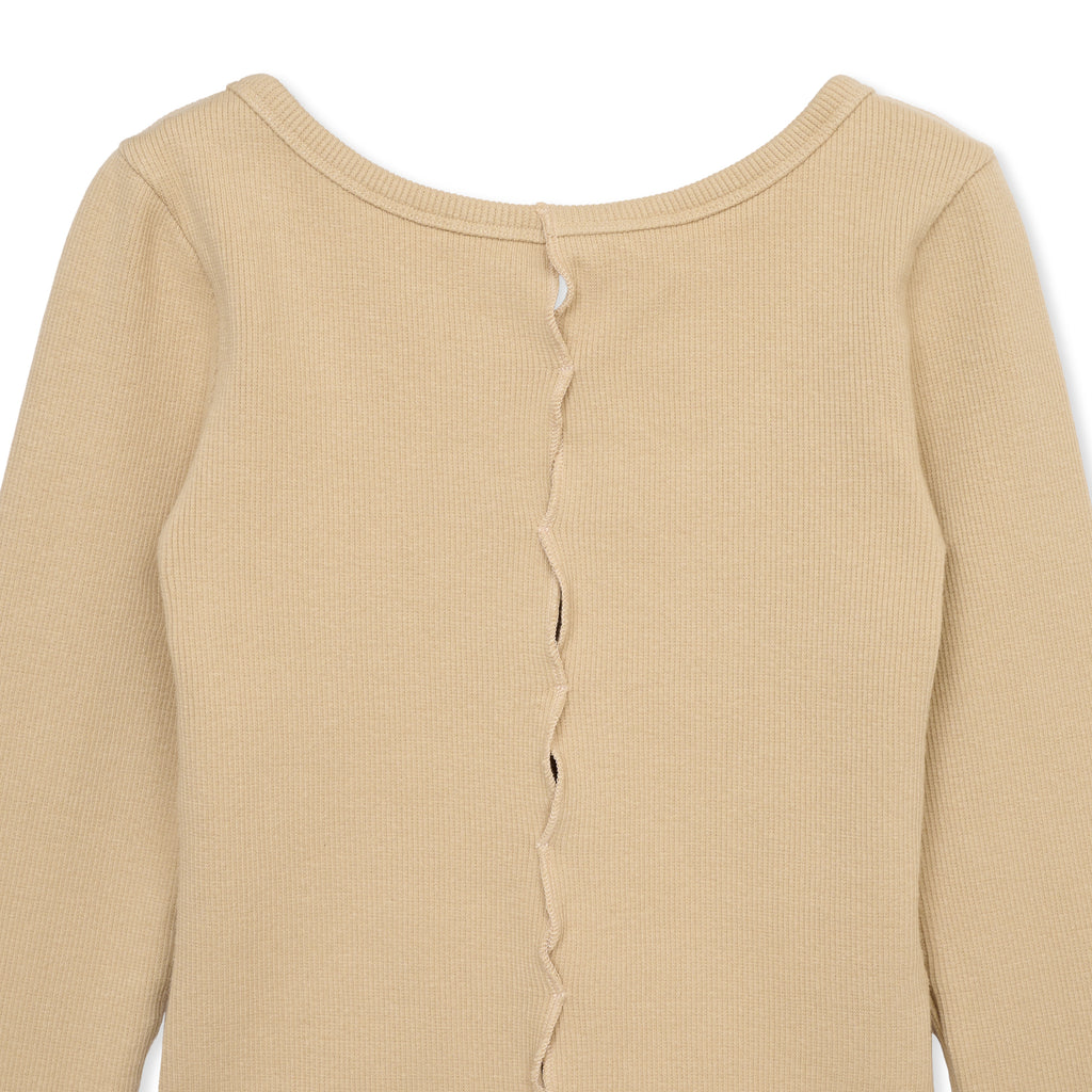holed topp / GREIGE – SHISHIKUI