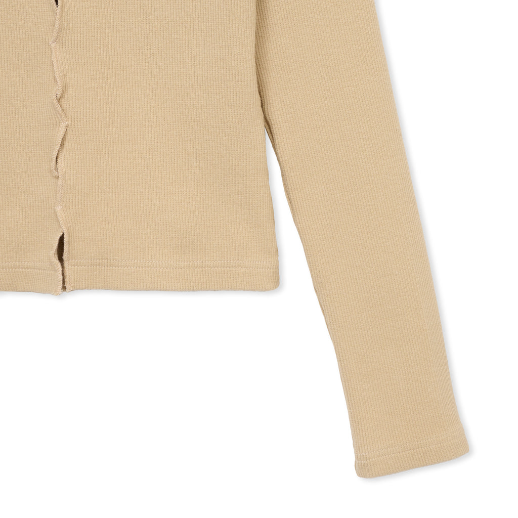 shishikui holed north / GREIGE シシクイ holed topp / GREIGE – SHISHIKUI