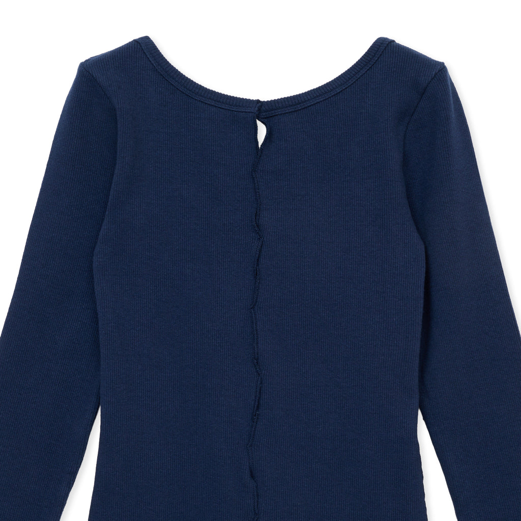 holed top b / NAVY – SHISHIKUI