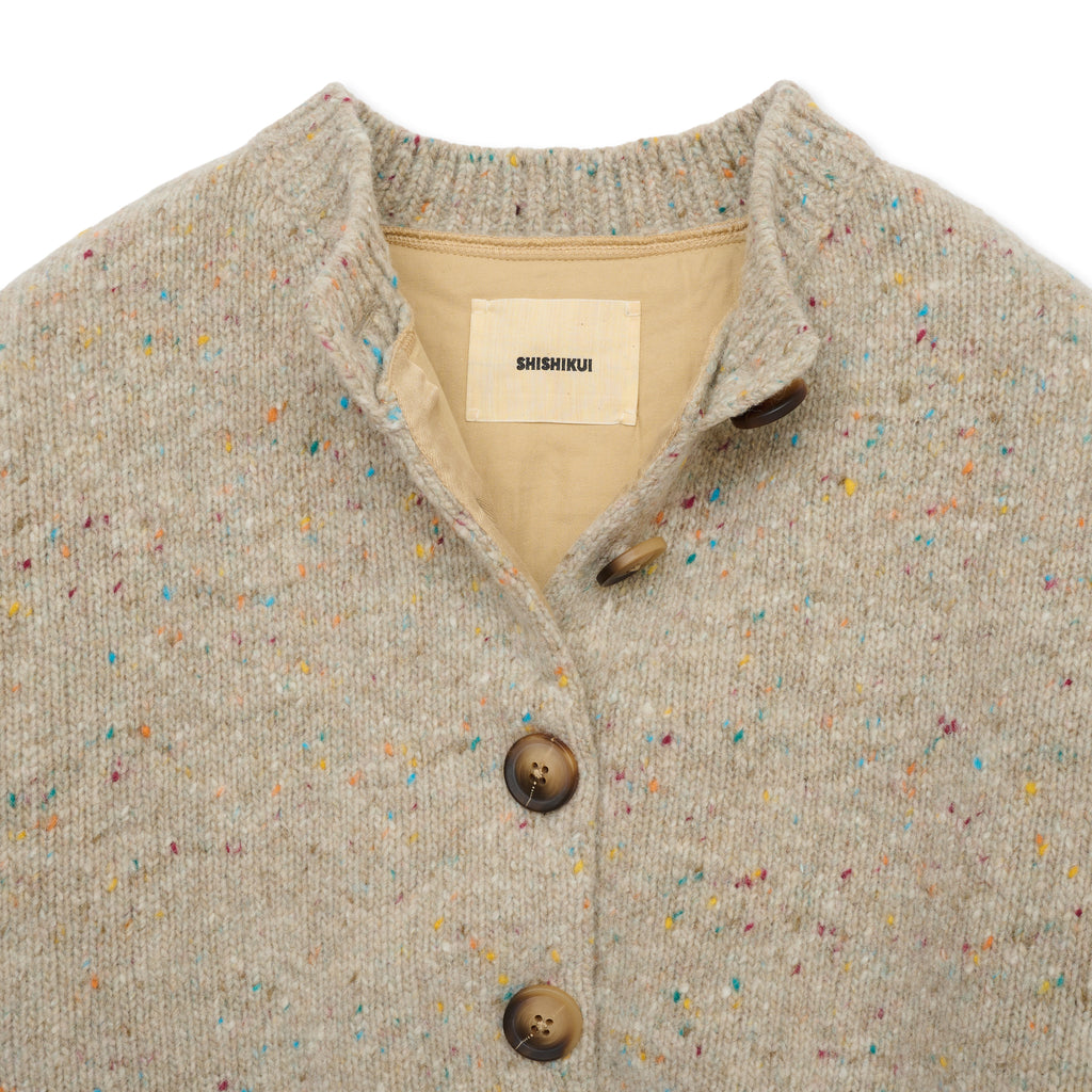 Mix cardigan / BEIGE – SHISHIKUI