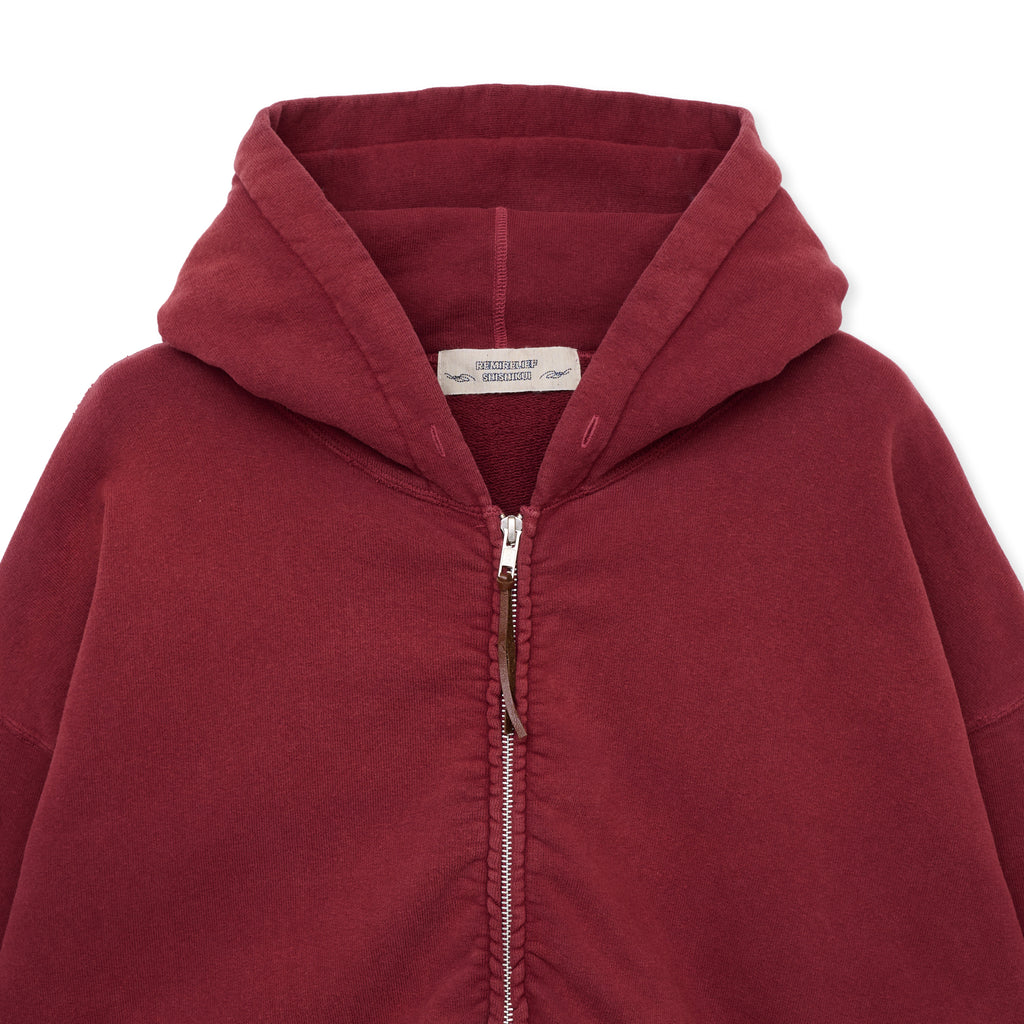 SHISHIKUI REMI RELIEF パーカー S 完売　レッド　美品 ZP / BORDEAUX – SHISHIKUI