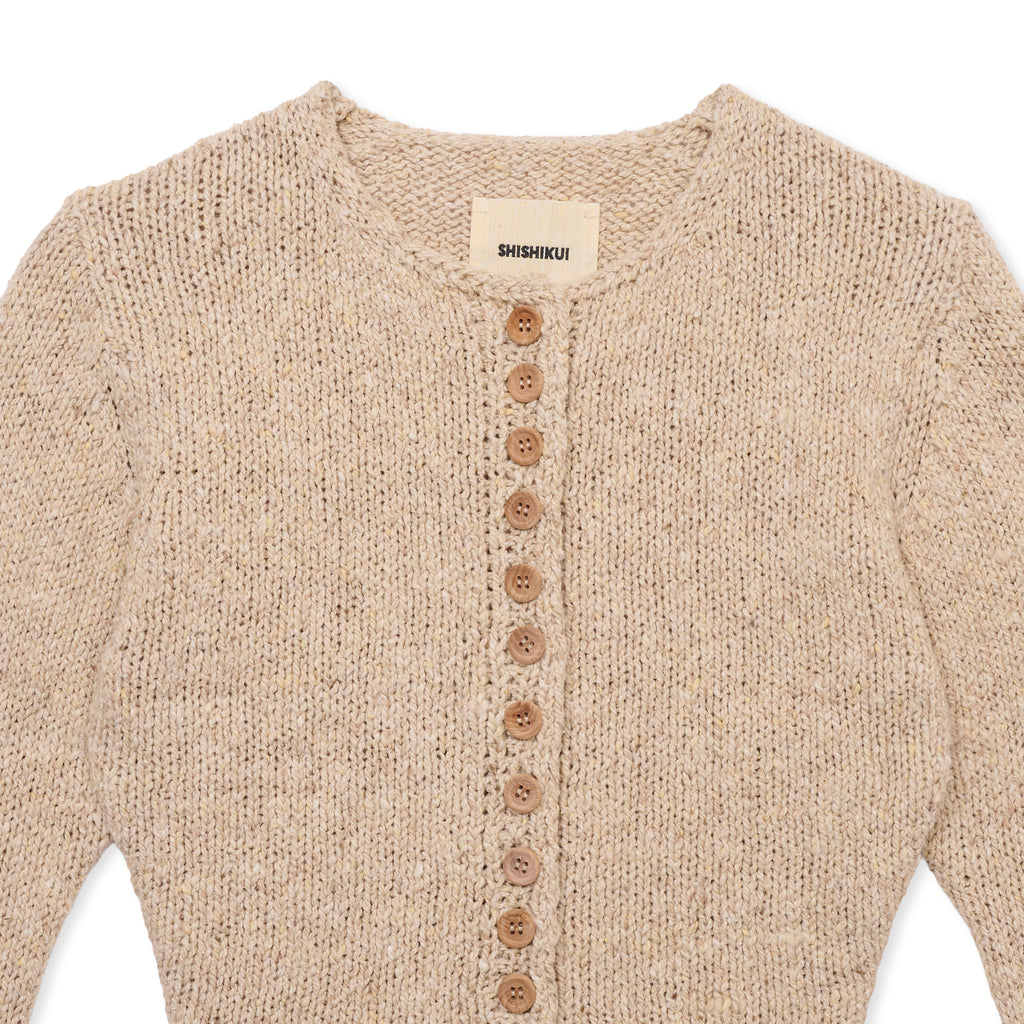 SHISHIKUI MANY BOTAN カーディガン Khaki MANY BOTAN / L.BEIGE – SHISHIKUI