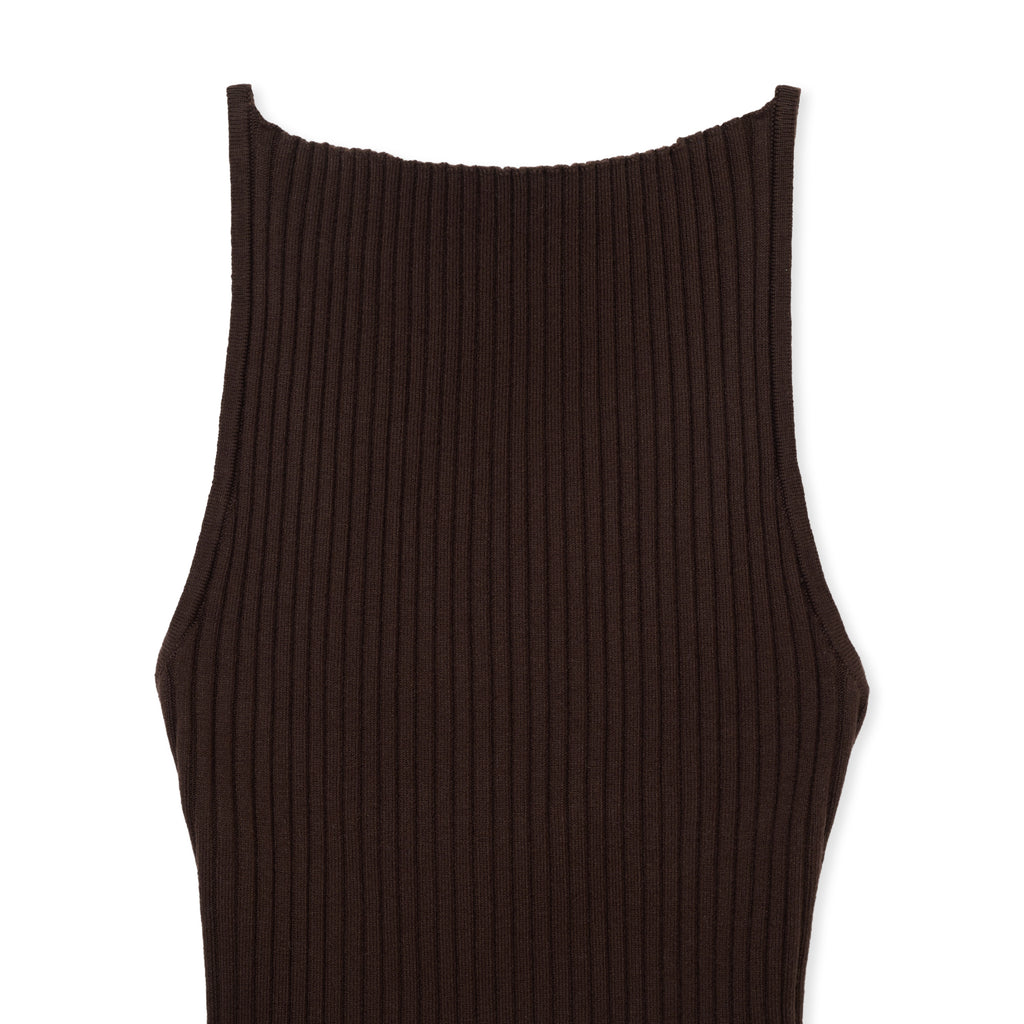 KNIT CAMI / BROWN – SHISHIKUI