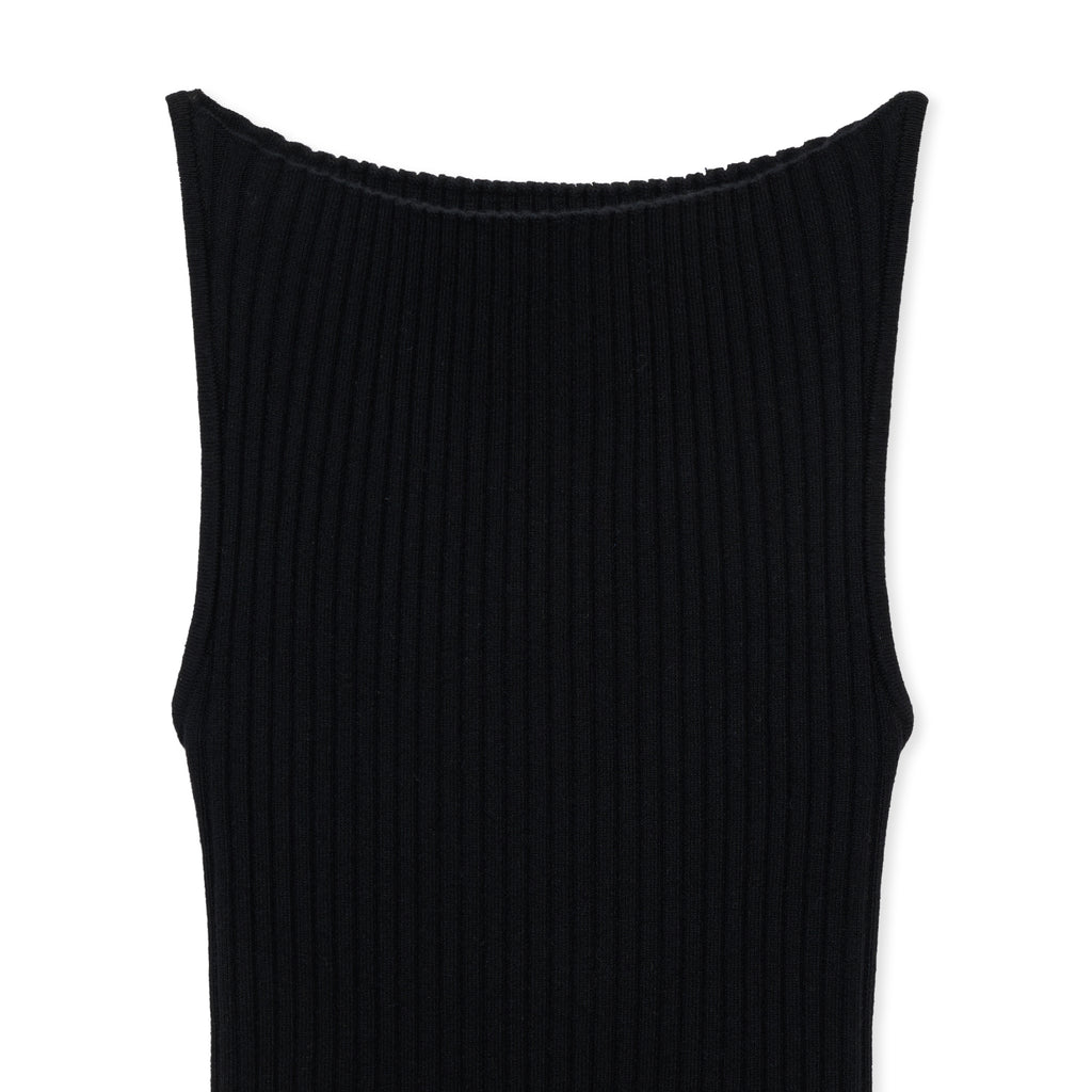Knit Cami O / BLACK – SHISHIKUI