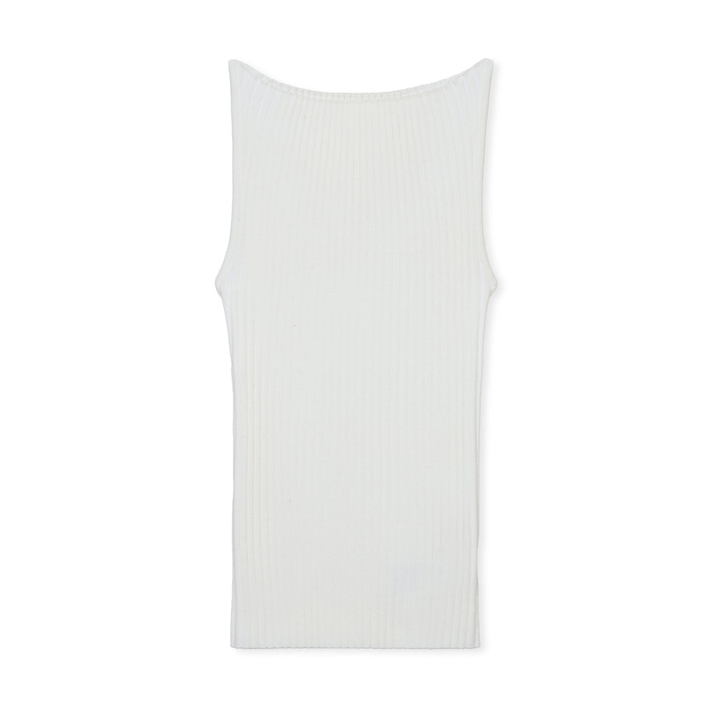 Knit Cami O / OFF WHITE – SHISHIKUI