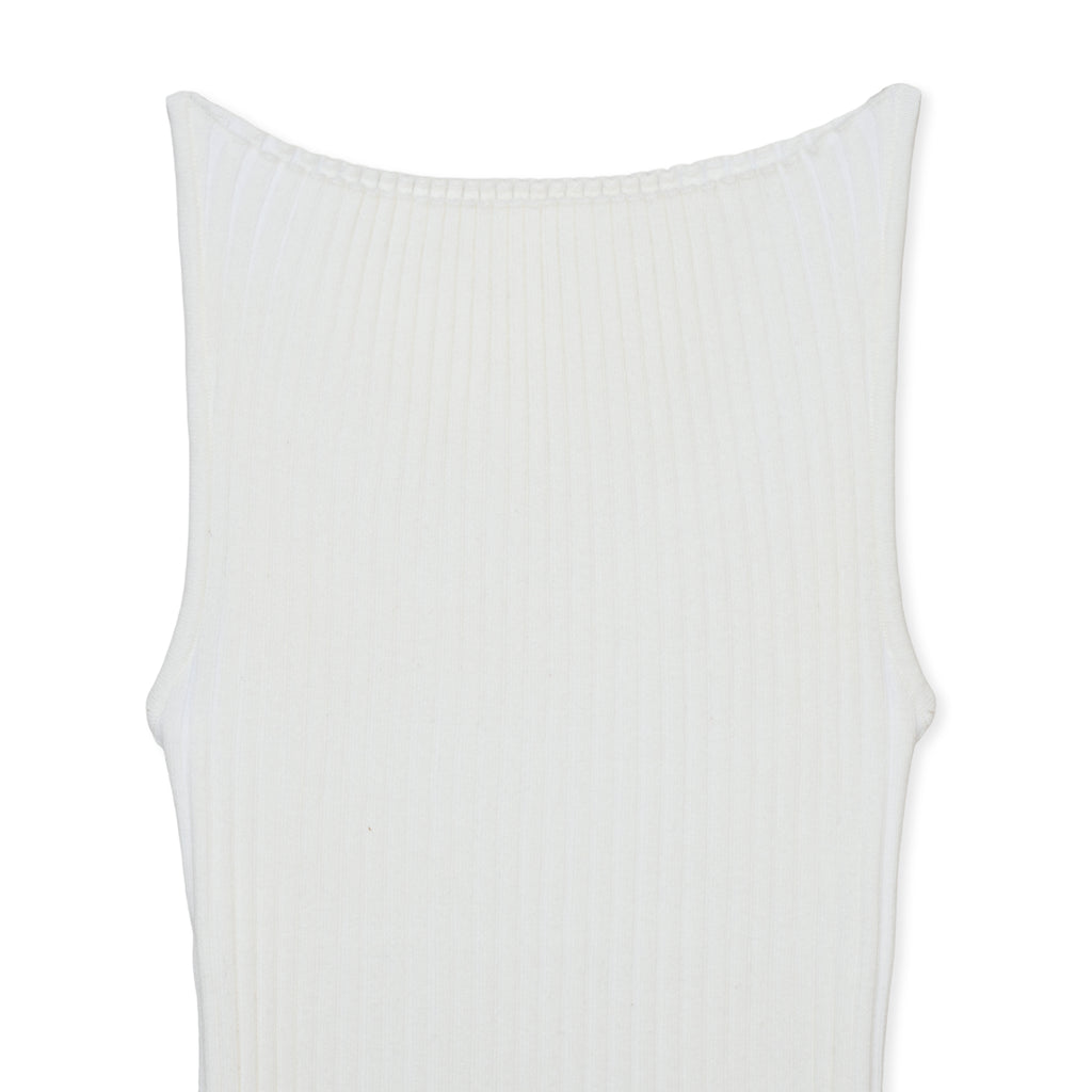 Knit Cami O / OFF WHITE – SHISHIKUI