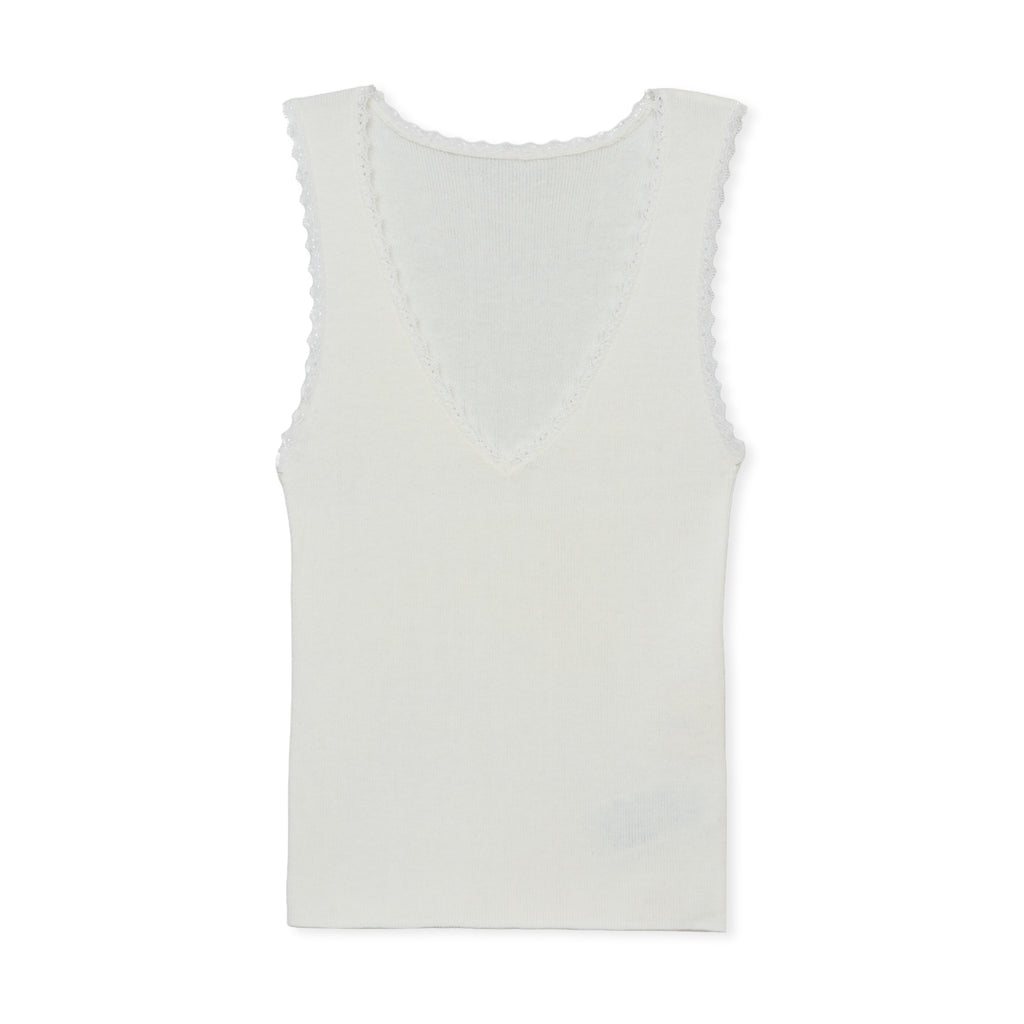 トップス shishikui holed north / WHITE LACE NK / OFF WHITE – SHISHIKUI