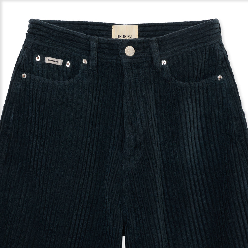 corduroy p / charcoal BLACK – SHISHIKUI