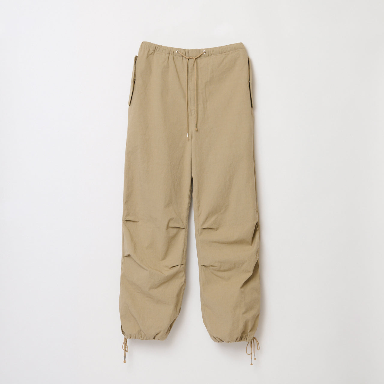 限定値下げSHISHIKUI パラシュートパンツBEIGE XS 試着のみ PARACHUTE PANTS / BEIGE – SHISHIKUI