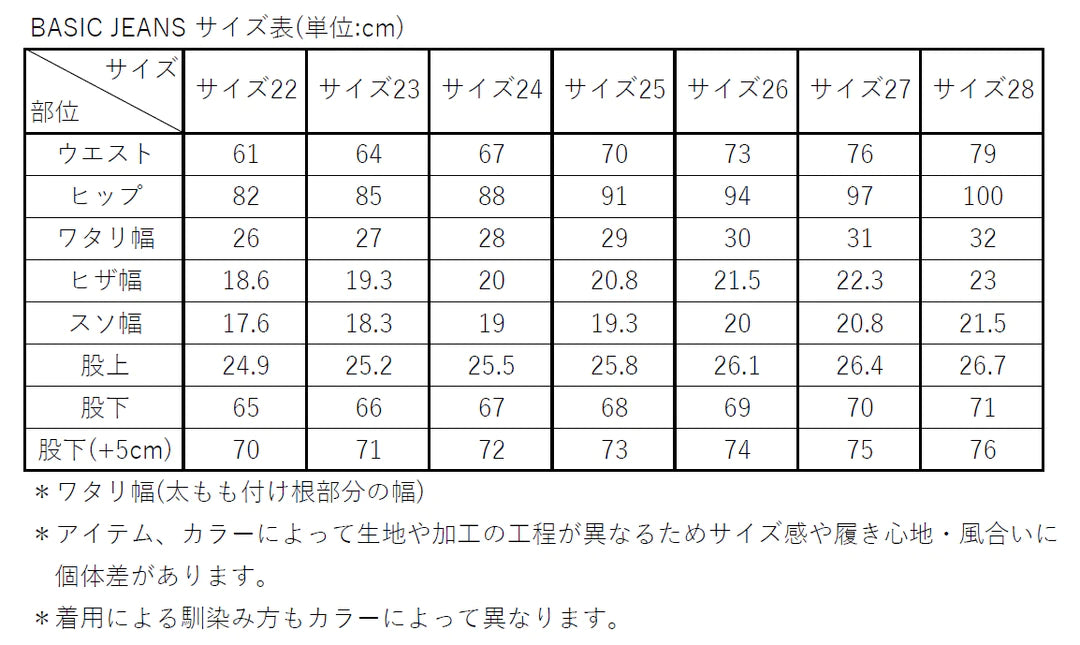 BASIC JEANS / New ice pink – SHISHIKUI BASIC JEANS / New ice pink – SHISHIKUI