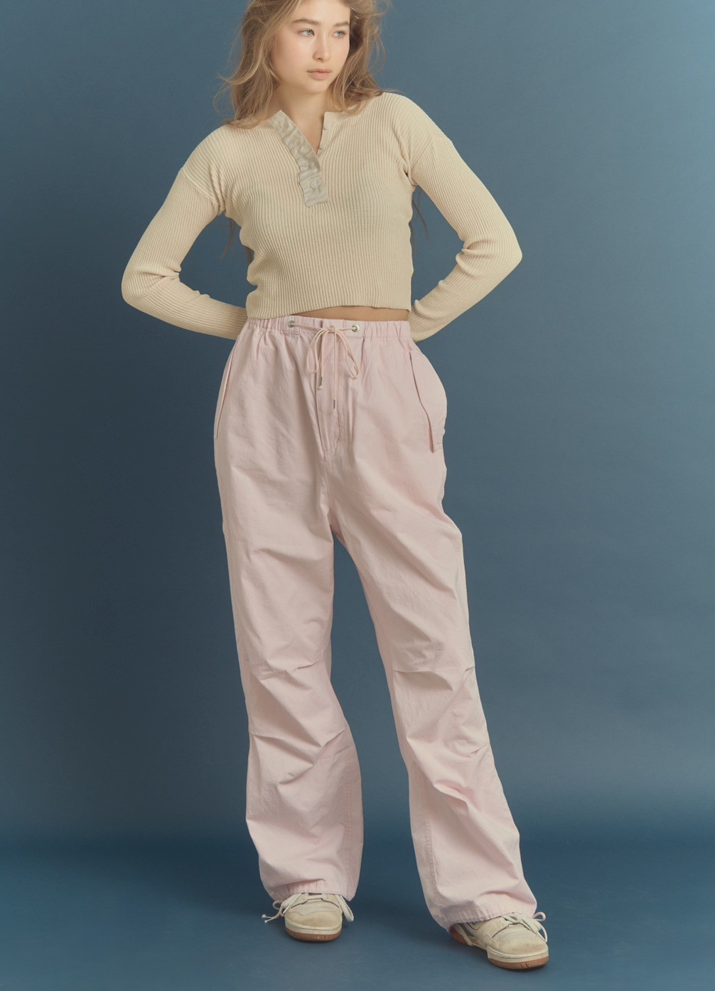 PARACHUTE PANTS / PINK – SHISHIKUI