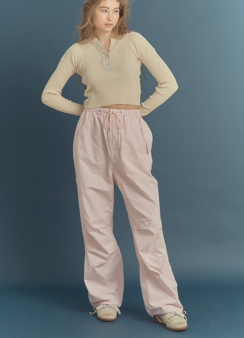 PARACHUTE PANTS / PINK