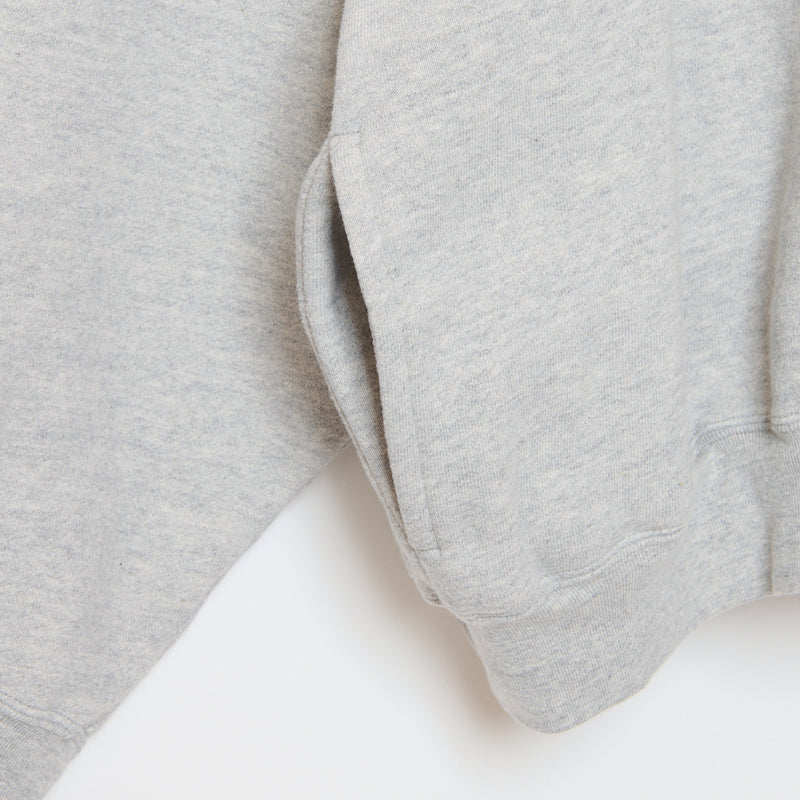 Brushed Crew / HEATHER GRAY