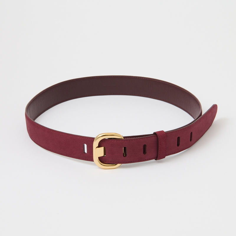 ⭐︎SHISHIKUI ベルト⭐︎Suede b BELT / BORDEAUX – SHISHIKUI