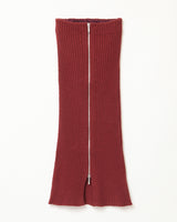 Rib Skirt / BORDEAUX
