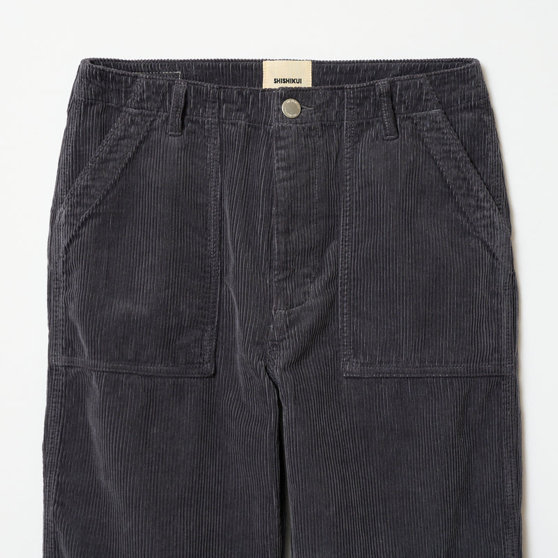 CORDUROY BAKER / CHARCOAL GRAY