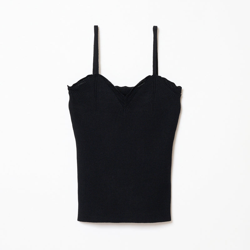 FRILLS TOP / BLACK
