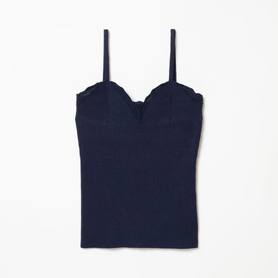 FRILLS TOP / NAVY