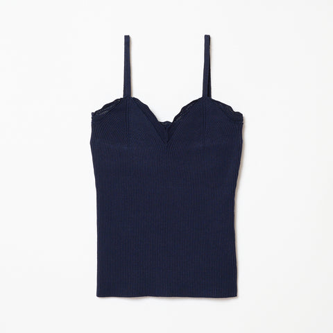 FRILLS TOP / NAVY