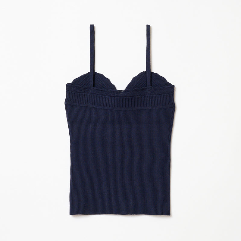 FRILLS TOP / NAVY