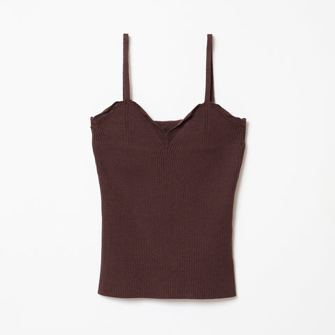 FRILLS TOP / D.BROWN