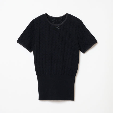 eyelet / BLACK