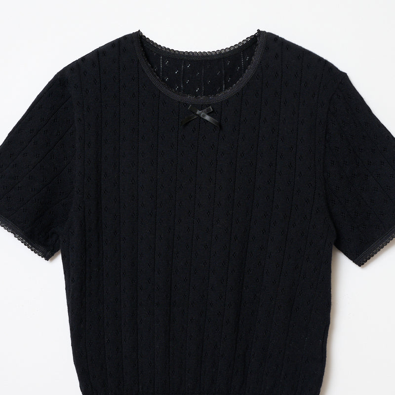 eyelet / BLACK