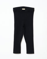 Rib Knit legg l / BLACK