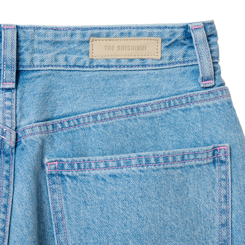 Daco / LIGHT INDIGO PINK STITCH