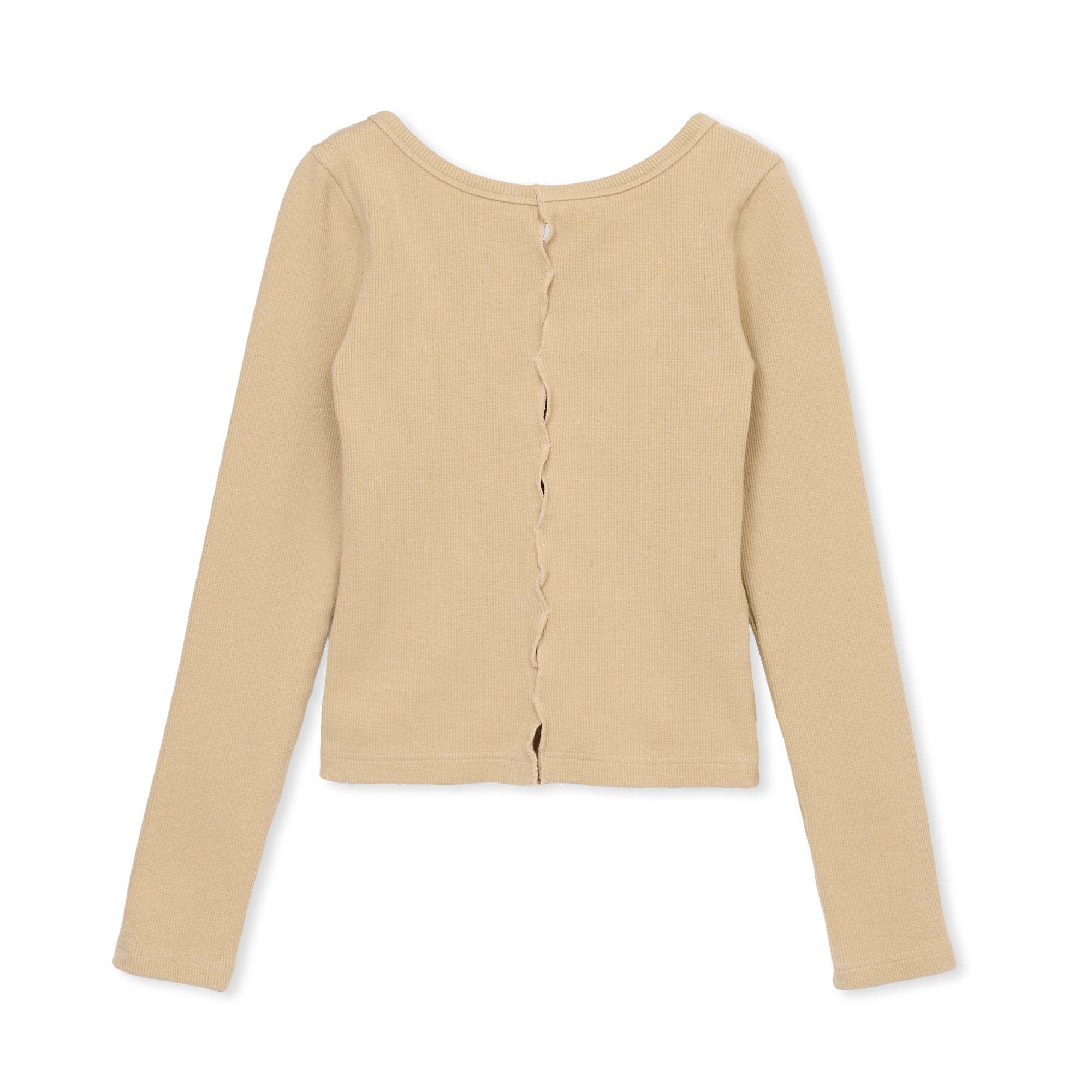 holed topp / GREIGE – SHISHIKUI