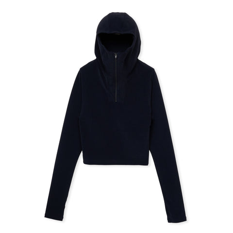 HALF ZIP / BLACK