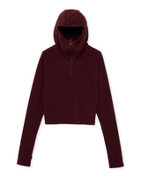 HALF ZIP / BROWN