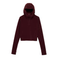 HALF ZIP / BROWN