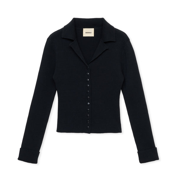 open collar / BLACK – SHISHIKUI