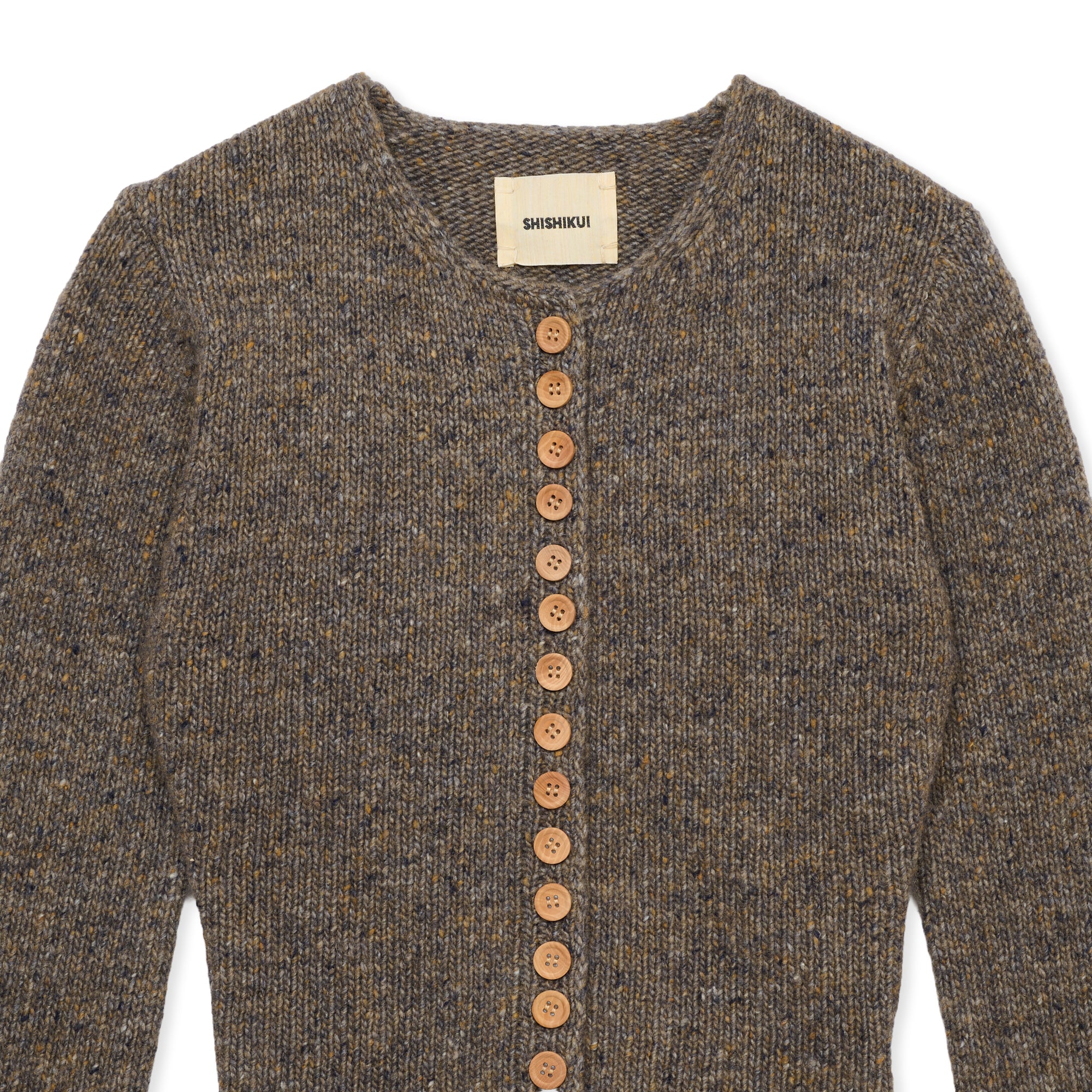 SHISHIKUI MANY BOTAN カーキ カーディガン MANY BOTAN / KHAKI – SHISHIKUI