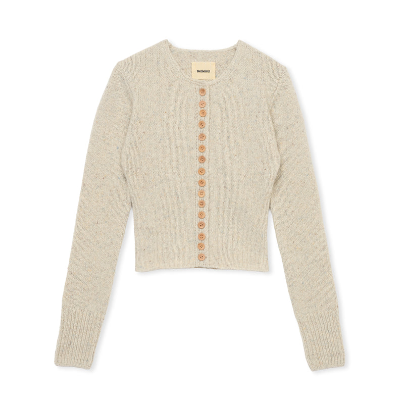 SHISHIKUI MANY BOTAN カーディガン Khaki MANY BOTAN / OFF – SHISHIKUI