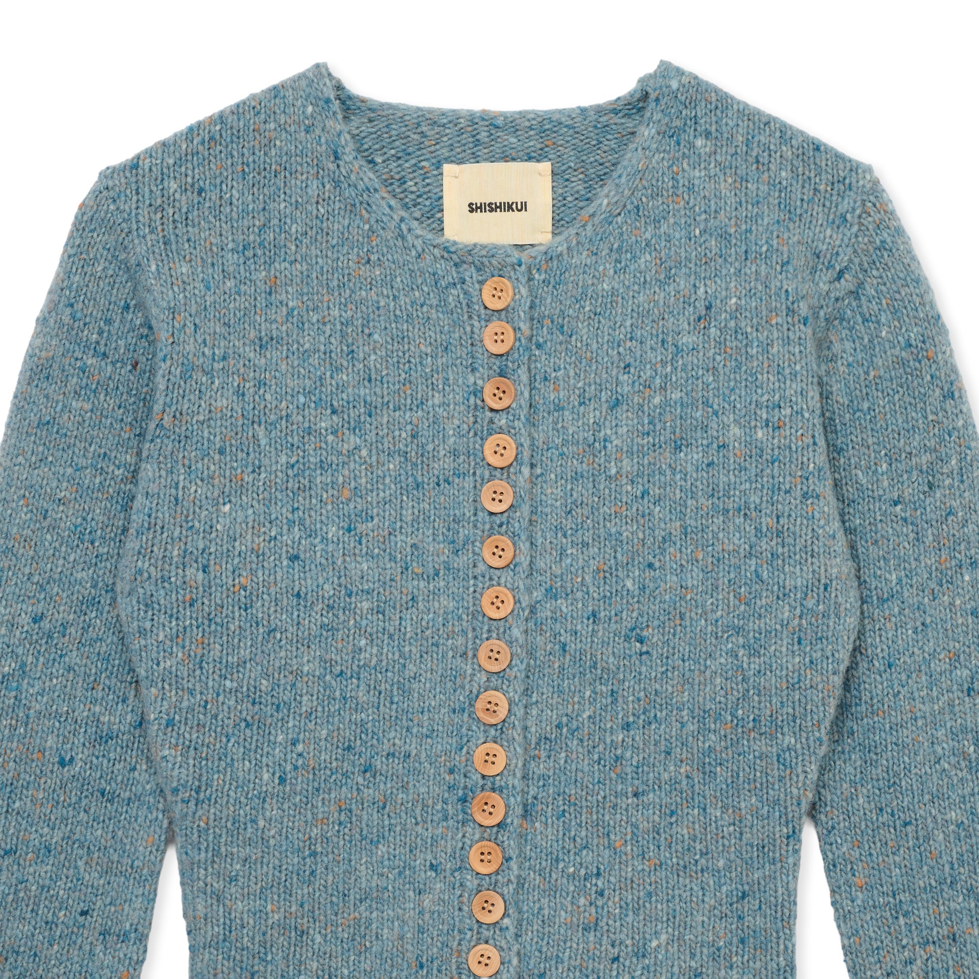 the shishikui MANY BOTAN メニボ　ネイビー 新品 SHISHIKUI MANY BOTAN NAVY シシクイ カーディガン - メルカリ