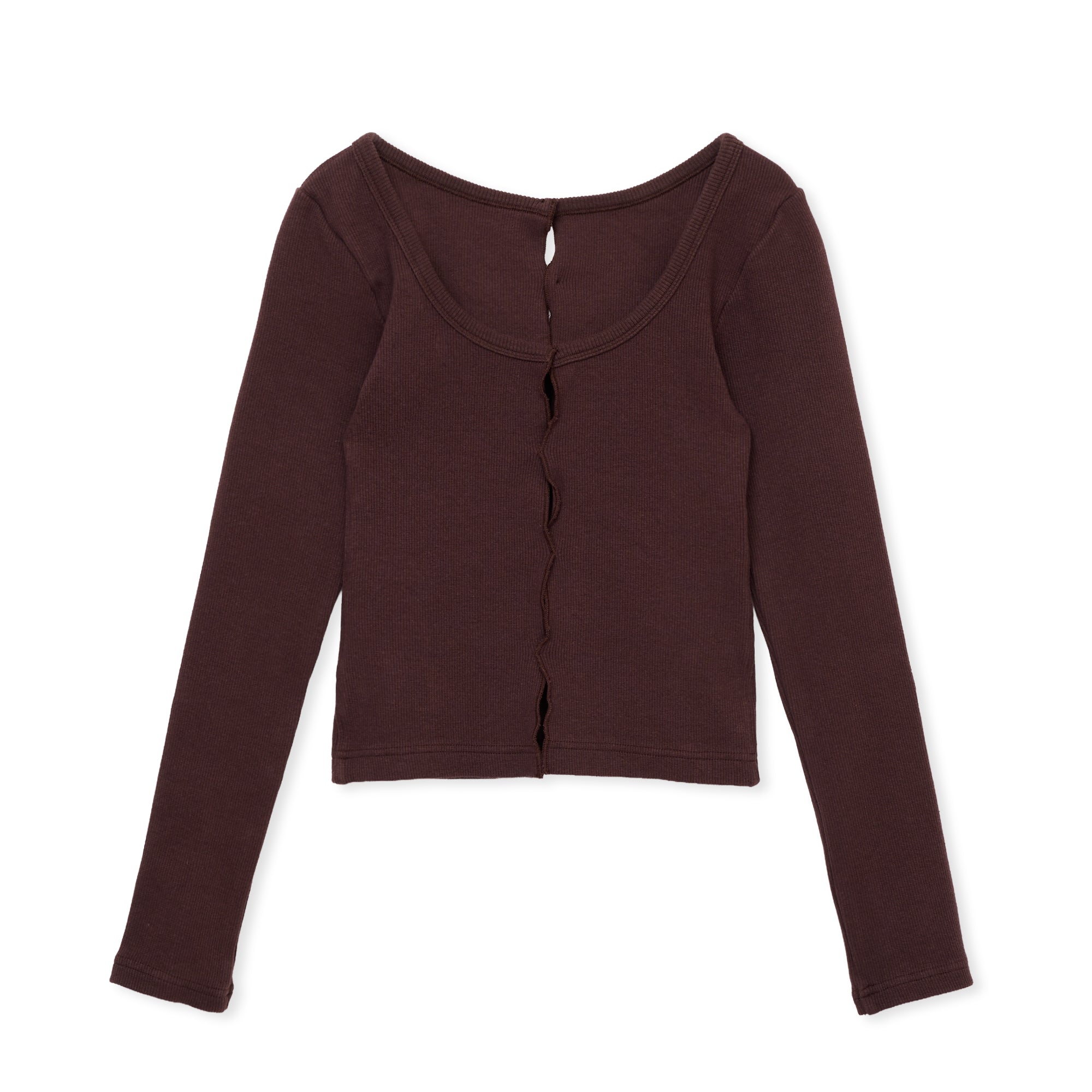 SHISHIKUI シシクイ　holed topp D.BROWN holed topp / D.BROWN – SHISHIKUI