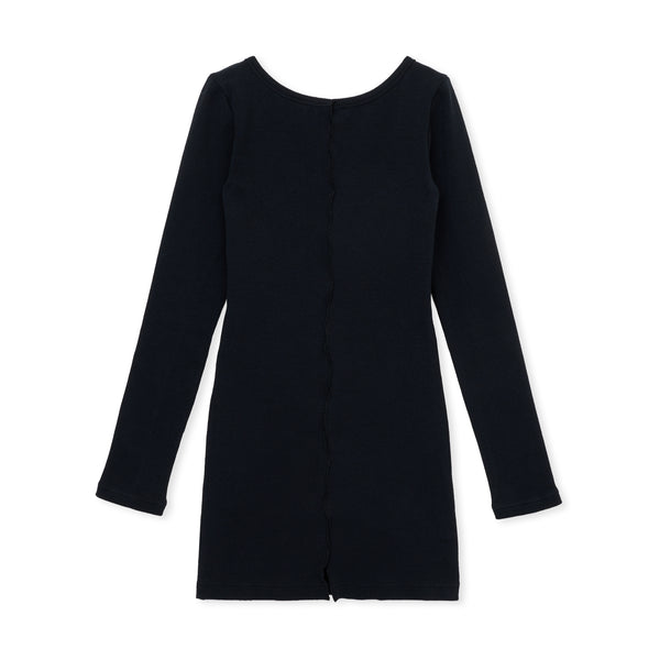 holed top b / BLACK – SHISHIKUI