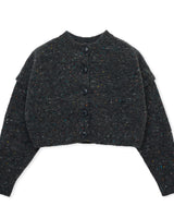 Mix cardigan / CHARCOAL