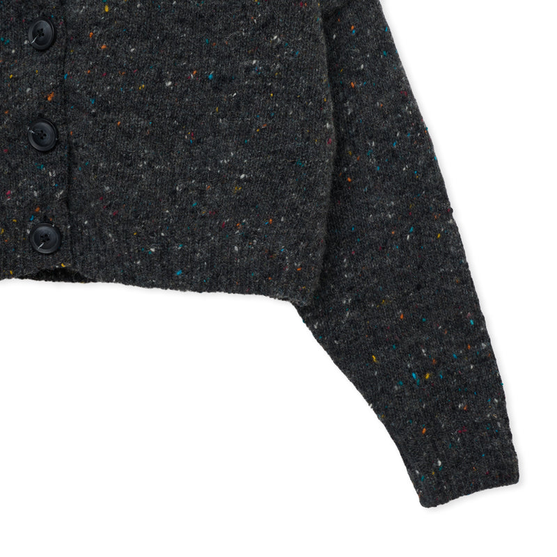Mix cardigan / CHARCOAL