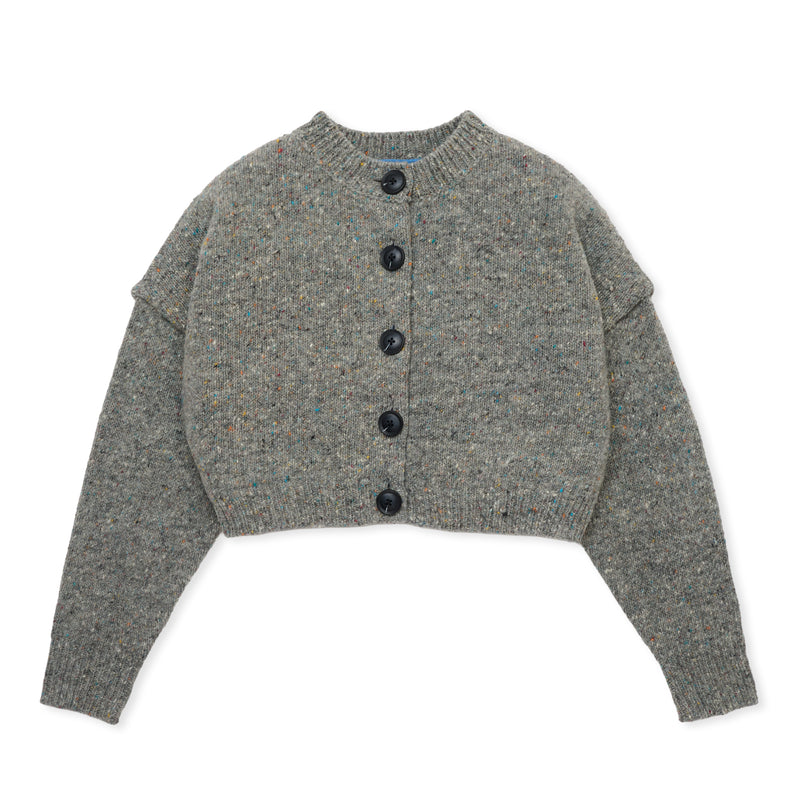 Mix cardigan / L.GRAY