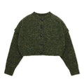 Mix cardigan / GREEN