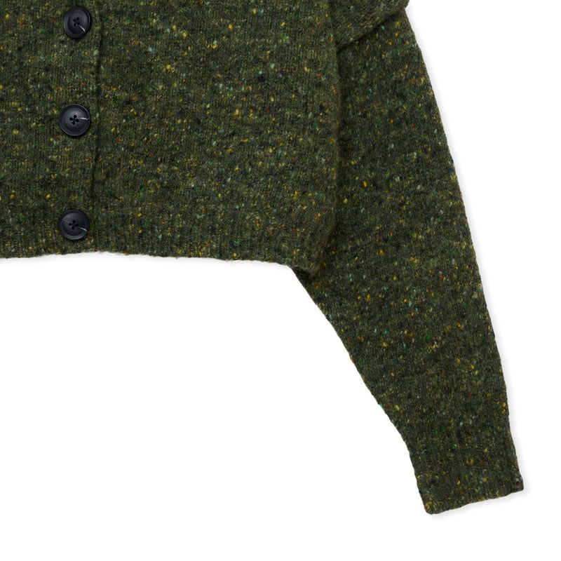 Mix cardigan / GREEN