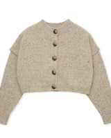 Mix cardigan / BEIGE