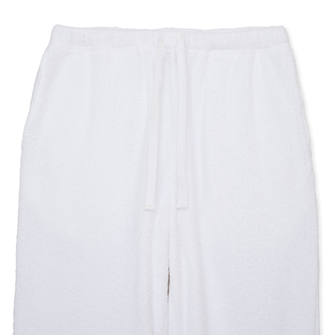pile pant / WHITE